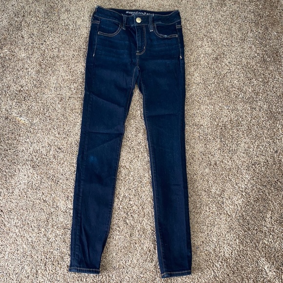 American Eagle High Waist Dark Wash Jegging Jeans
